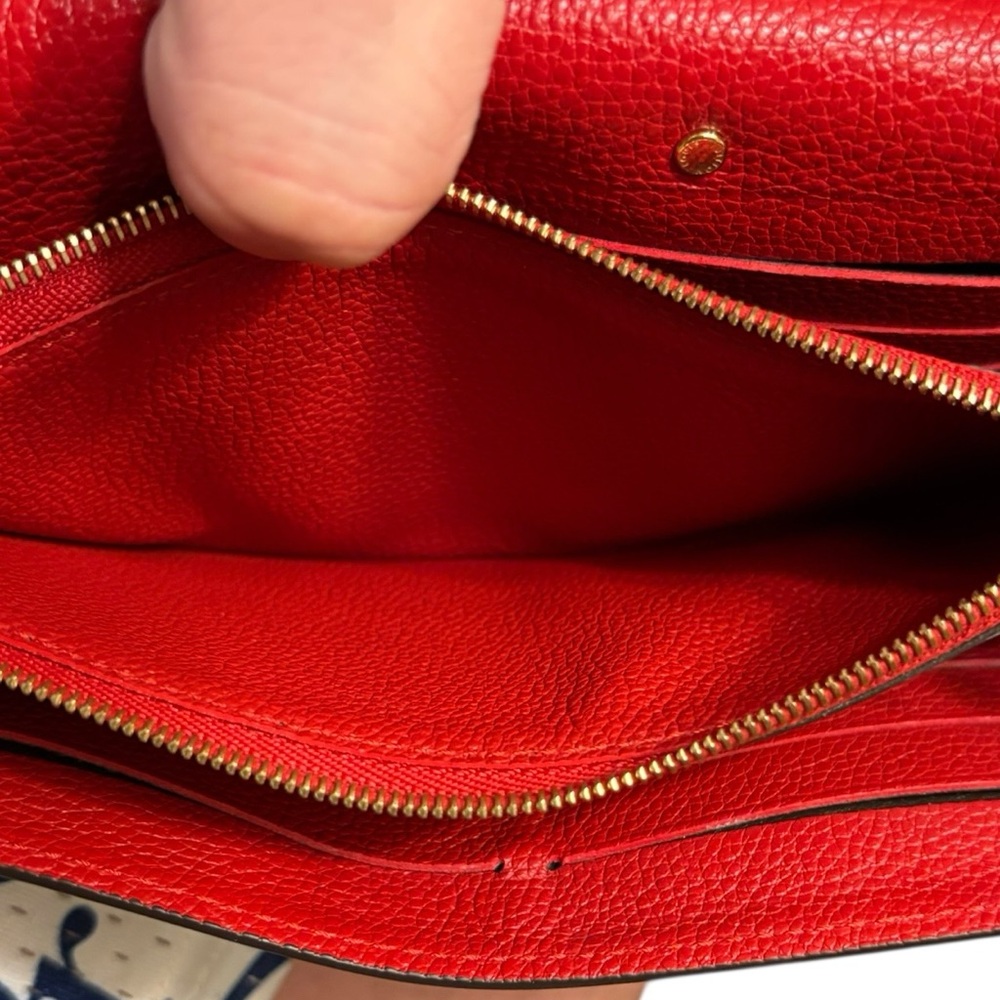 Full Inclusion Louis Vuitton Pallas Wallet Monogram & Cerise Red Leather - EUC - Picture 12 of 14